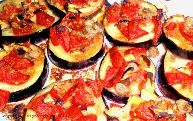 Bistecca di melanzane - Melanzane - Aubergine - vegetarischer Grillgenuss aus Sardinien