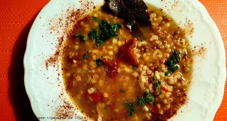 Minestrone mit Linsen - Minestrone mit Linsen, italienische Rezepte