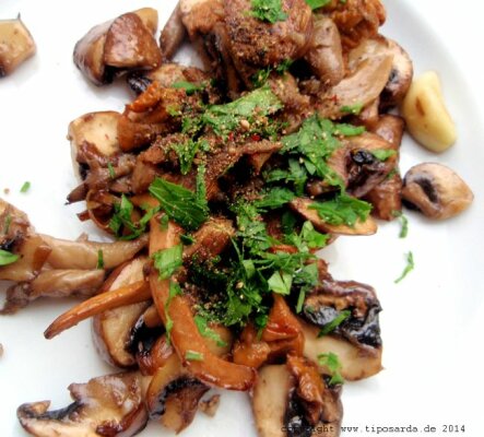 Funghi trifolati - Funghi trifolati - einfaches Rezept mit Pilzen