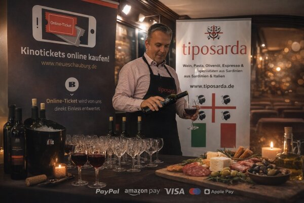 Kino &amp; Vino Burgdorf 15.04.2026 – Film &amp; Wein in der Neuen Schauburg - Kino &amp; Vino Burgdorf 15.04.2026 – Film &amp; Wein in der Neuen Schauburg