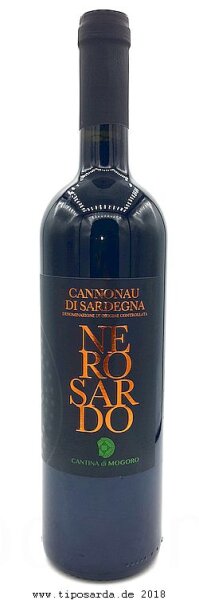 Nero Sardo Cannonau di Sardegna DOC 2022