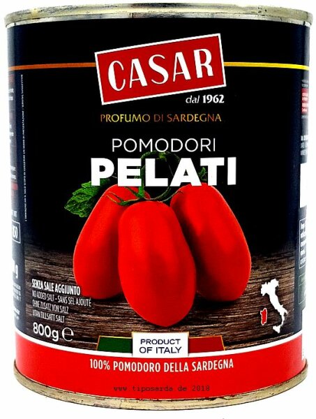 Casar geschälte Tomaten 800gr