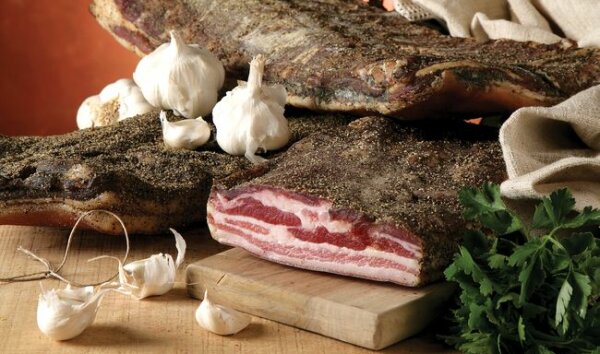 sardischer Pancetta ganze Seite