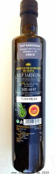 DOP Sardegna - extra vergine Olivenöl