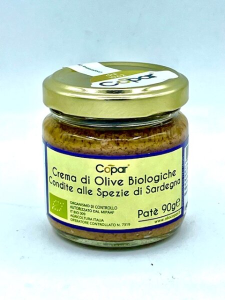 Patè grüne Oliven