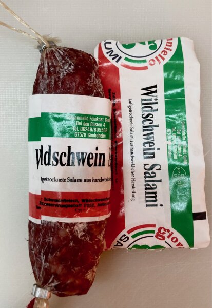 Wildschwein Salami