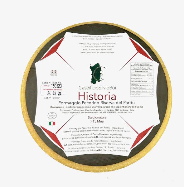 Historia Pecorino Riserva del Pardu