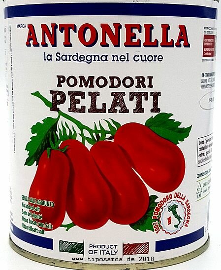 Antonella geschälte Tomaten 800 gr