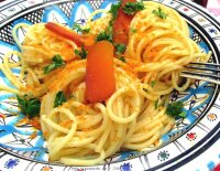 Kochbox Spaghetti bottarga