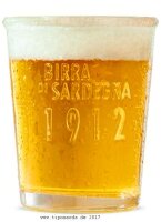 Ichnusa Bierglas - alte Ausführung